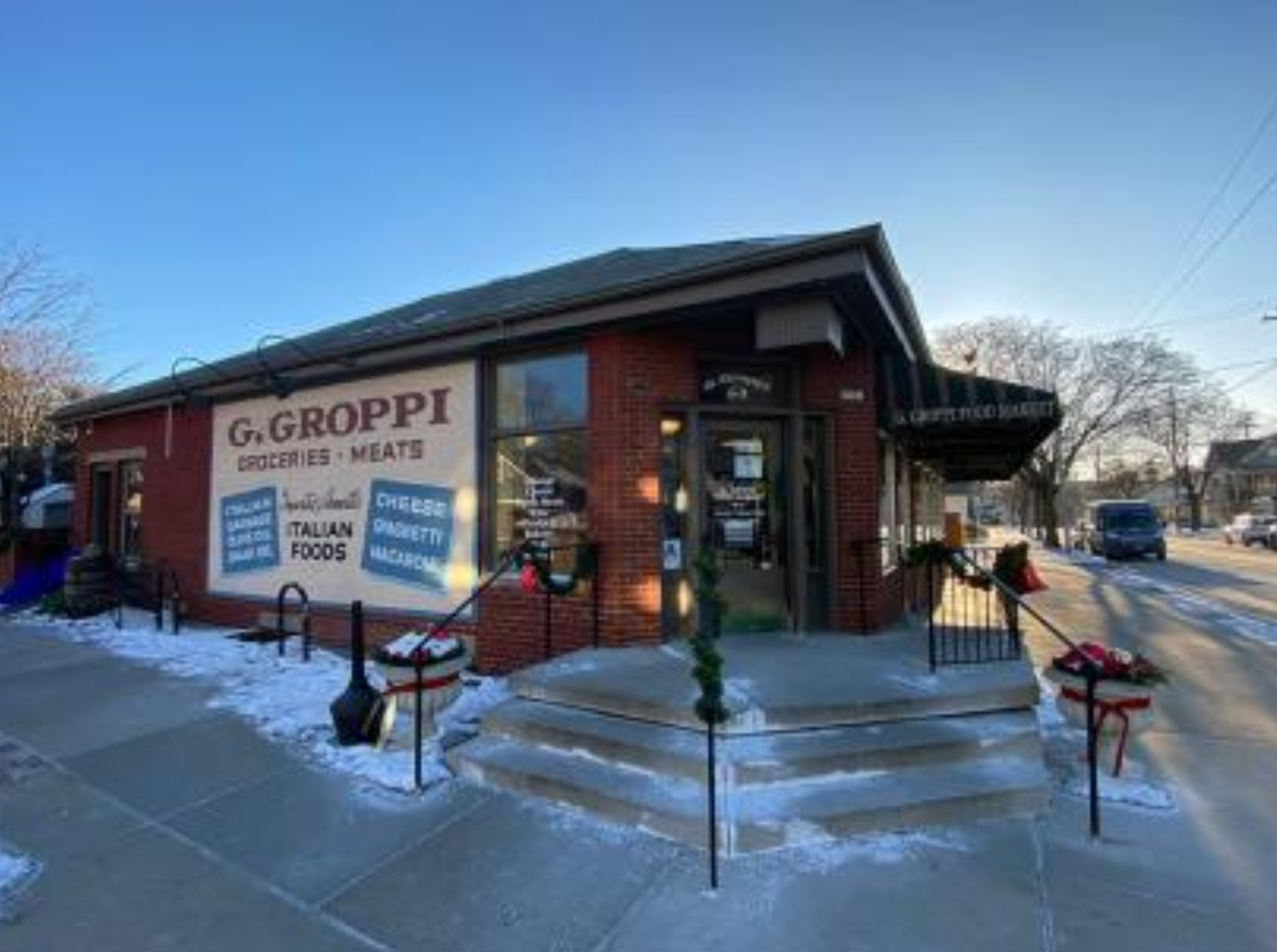 G. Groppi grocery and meats storefront in Bay View