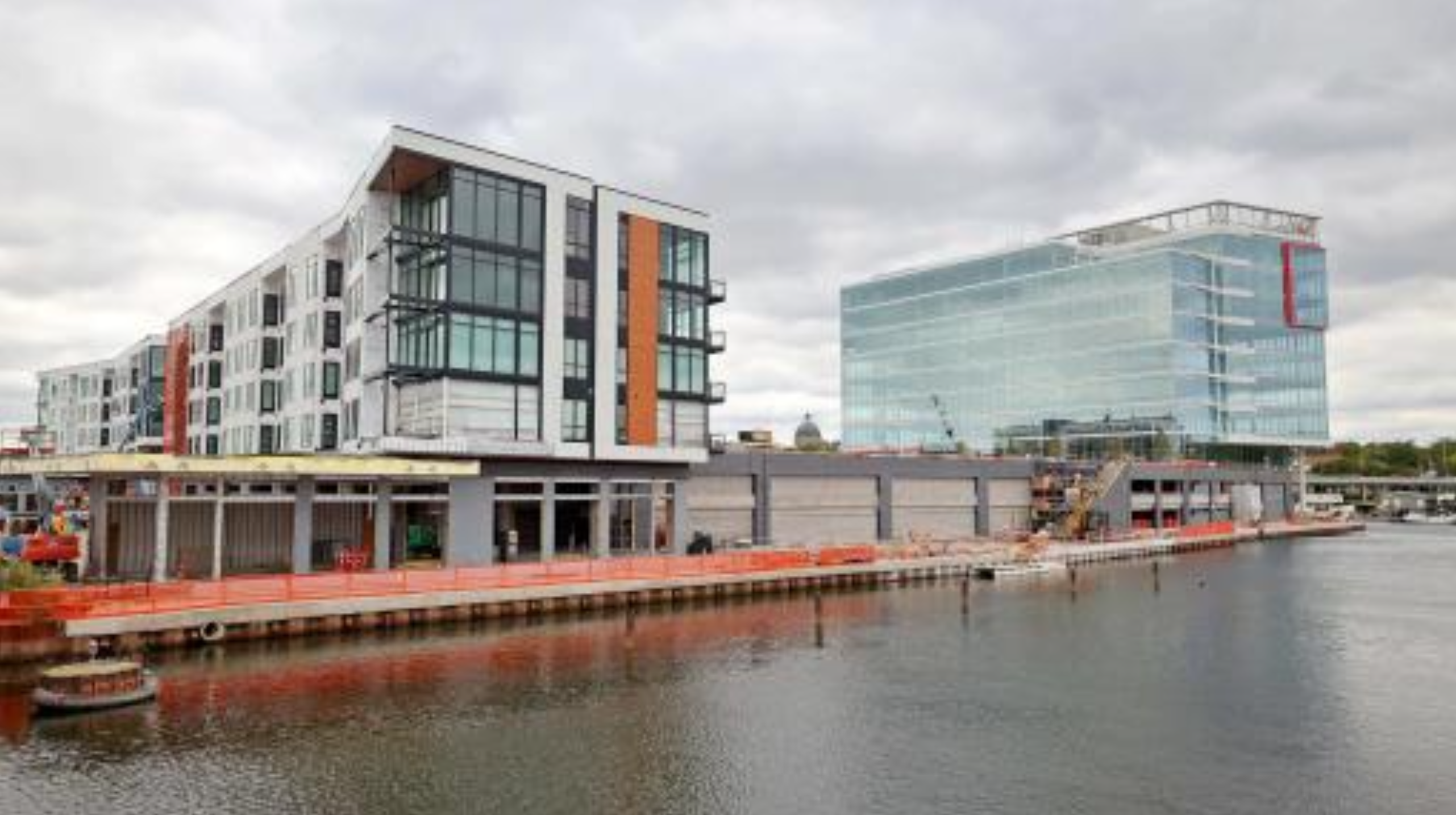 Waterfront mixed-use development in Bay View